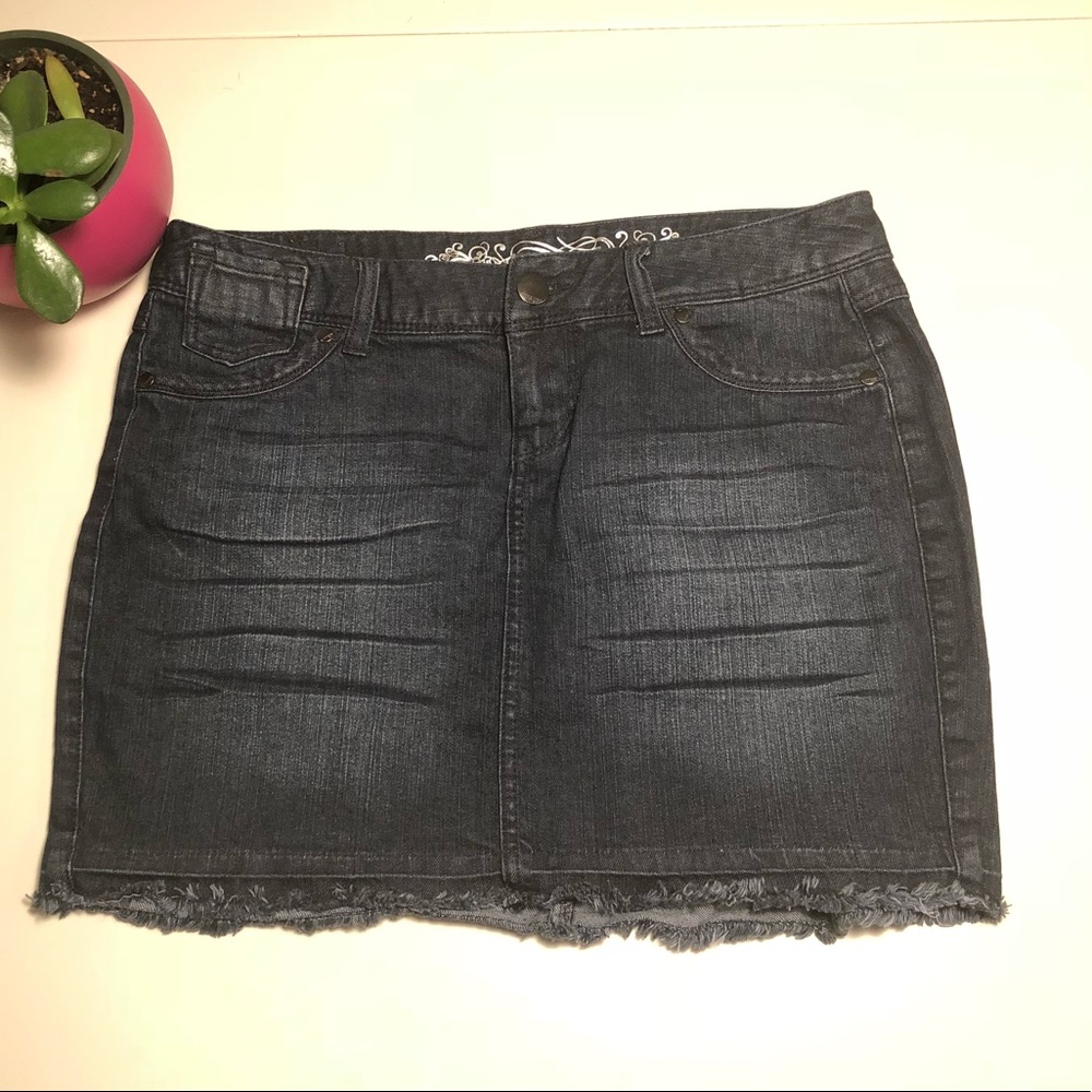 Express Blue Jean Skirt